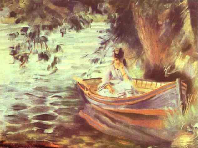 Pierre Augste Renoir - Renoir kobieta w łódce.jpg